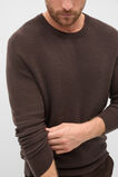 Merino Crew Neck Knit  Dark Chocolate  hi-res