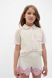 Floral Crochet Short  Vintage Cream  hi-res