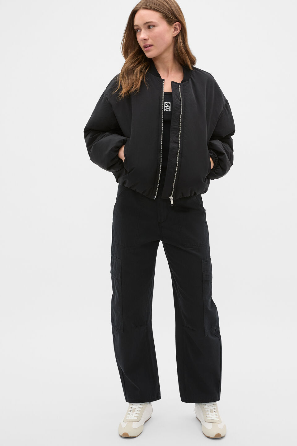 Tapered Cargo Pant  Black