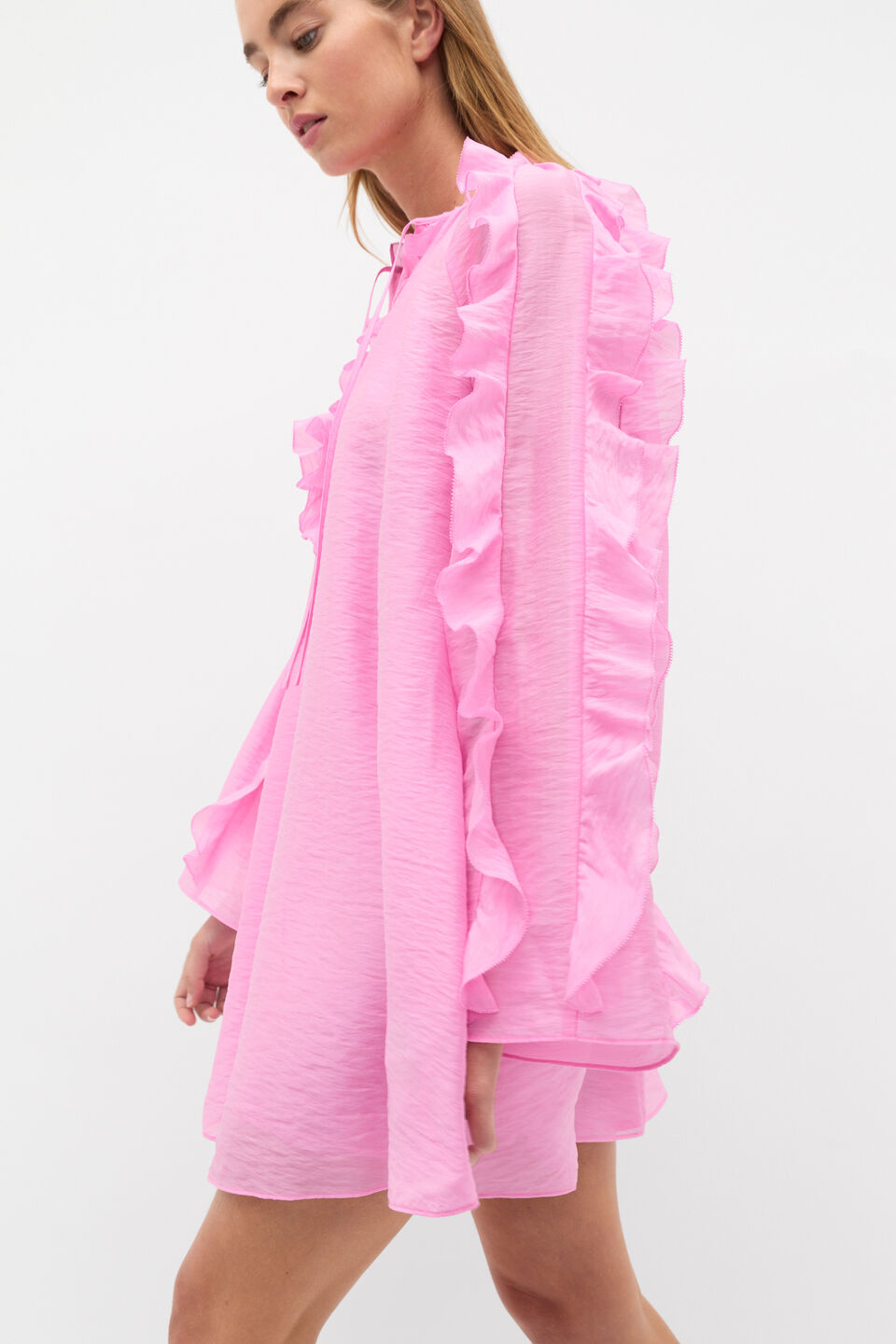 Ruffle Mini Dress  Fairy Floss