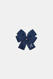 Grosgrain Initial Bow Duck Clip  A  hi-res