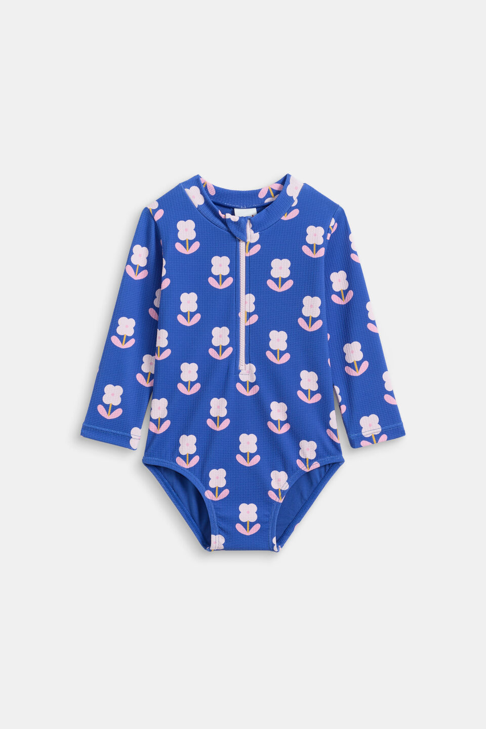 Floral Rashsuit  Cobalt