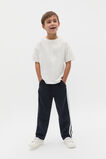 Linen Blend Trouser  Midnight Blue  hi-res