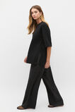 Oversized Side Split Knit  Black  hi-res