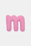 Pink Boucle Initial Cushion  M  hi-res