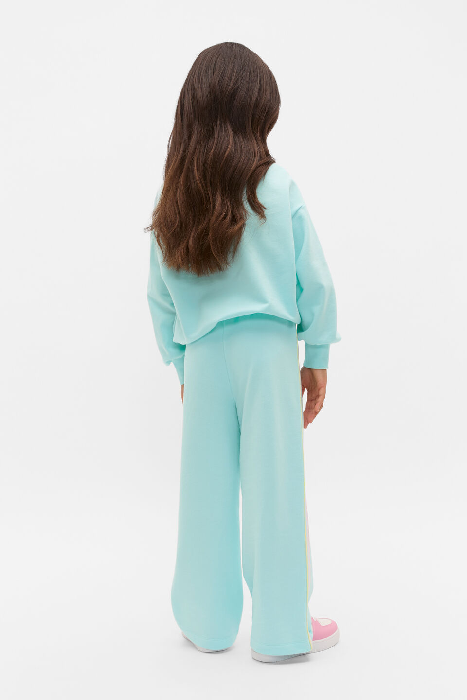 Side Tape Trackpant  Aqua Mint