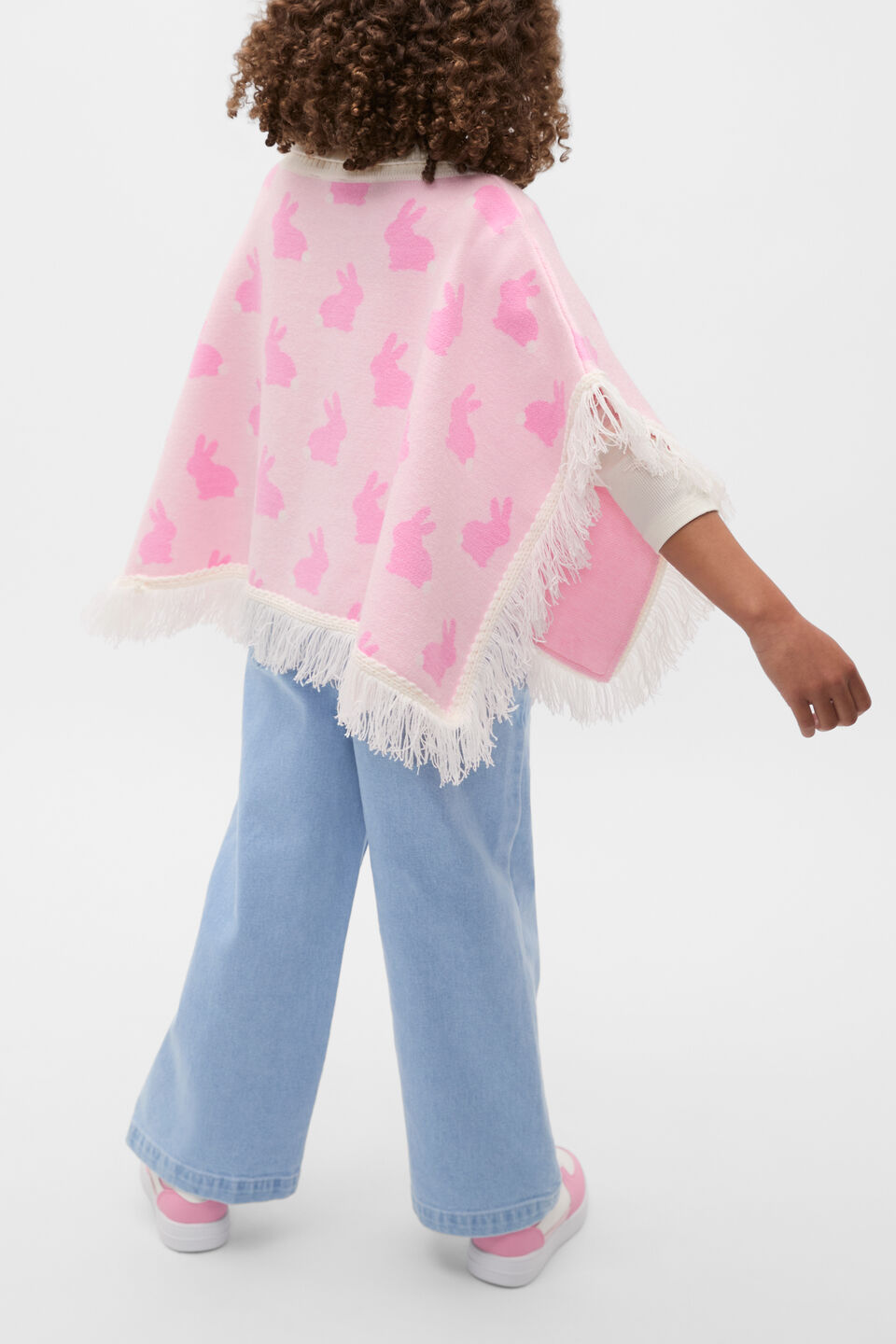 Bunny Poncho  Pink Lemonade