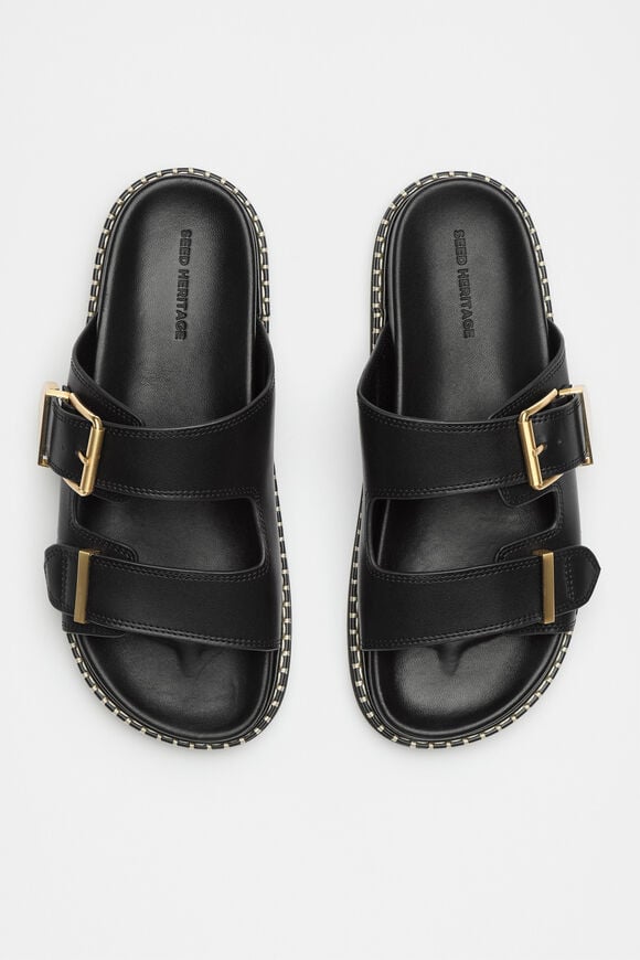 Sasha Trim Slide  Black  hi-res
