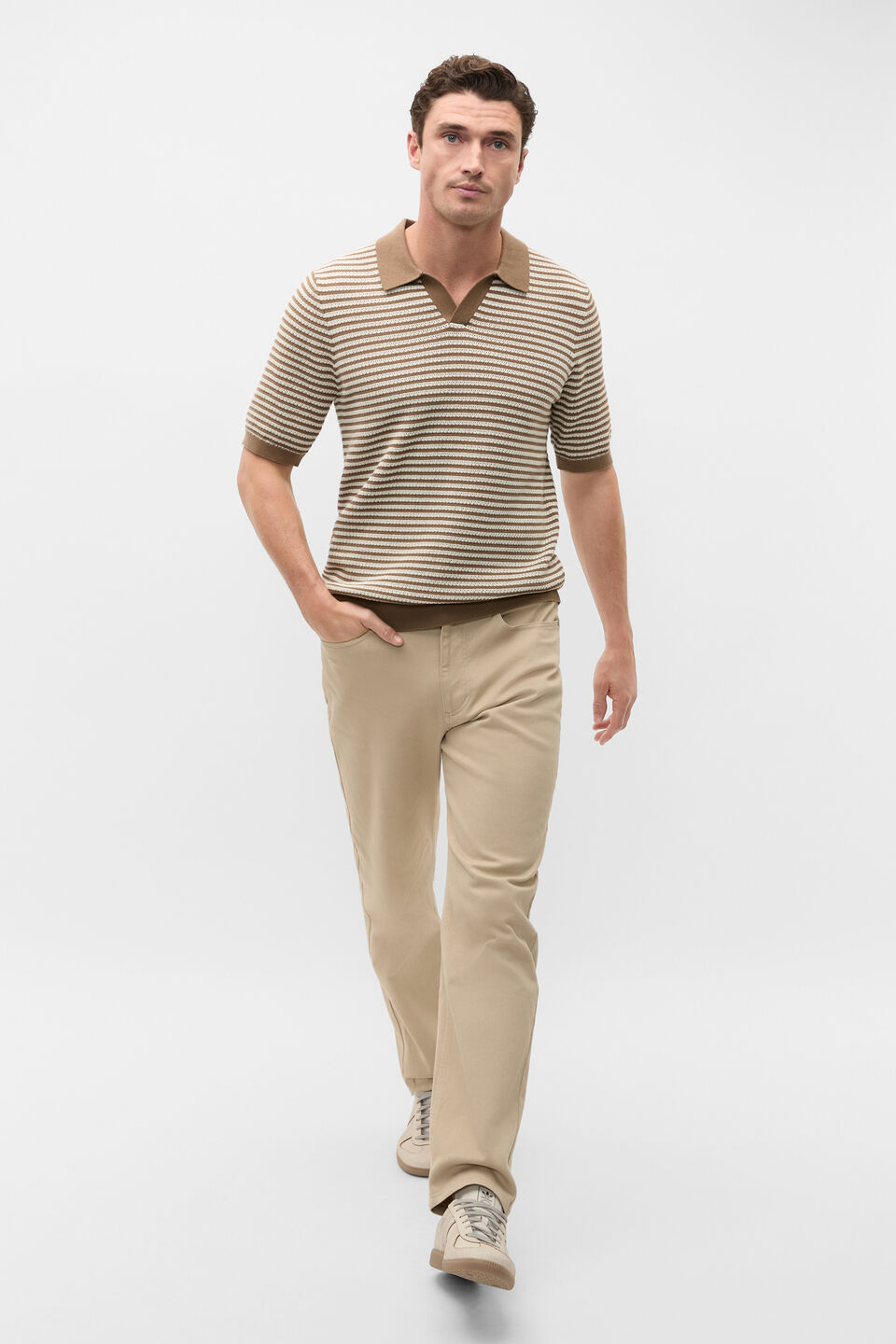 Relaxed Fit Five Pocket Pant  Birch