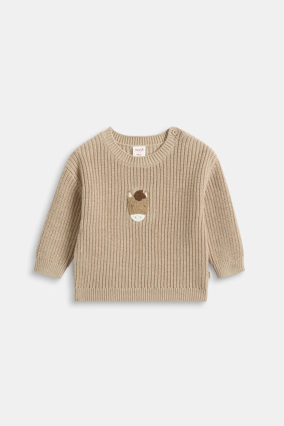 Horse Knit  Nutmeg Marle  hi-res