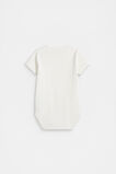 Core Rib Logo Bodysuit  Canvas  hi-res