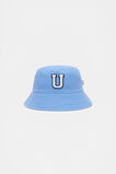 Blue Initial Bucket Hat  U  hi-res