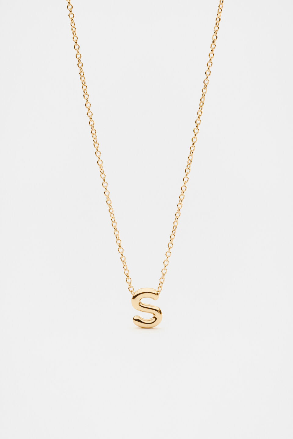 Bubble Letter Necklace  S