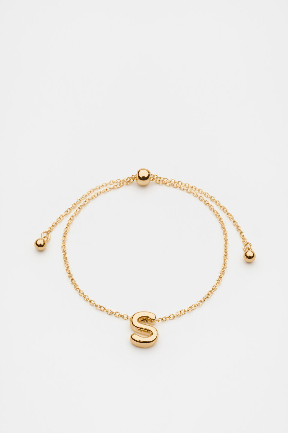 Bubble Letter Bracelet  S