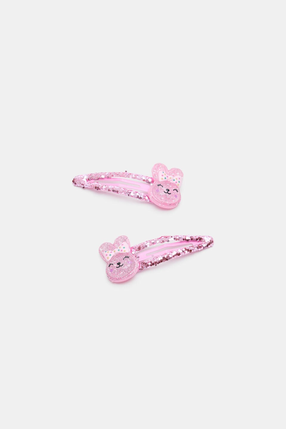 Glitter Bunny Snaps  Multi