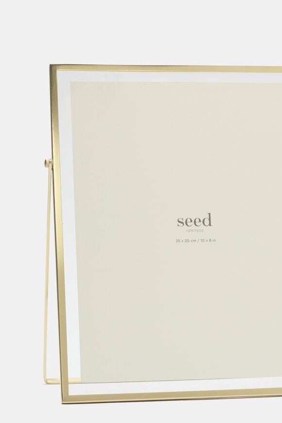 Miles Medium Photo Frame  Gold  hi-res