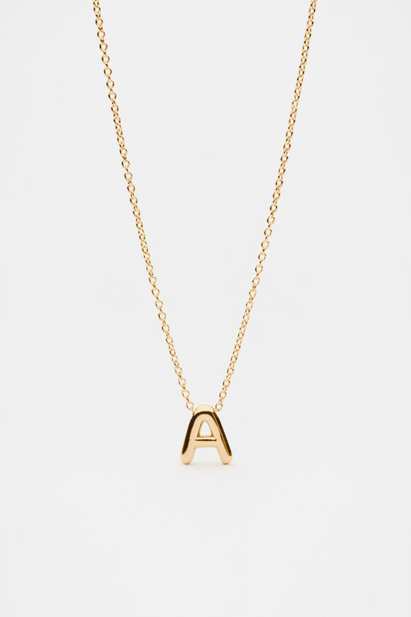 Bubble Letter Necklace  A  hi-res