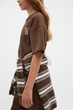 Oversized Logo Tee  Chocolate  hi-res