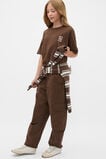 Oversized Logo Tee  Chocolate  hi-res