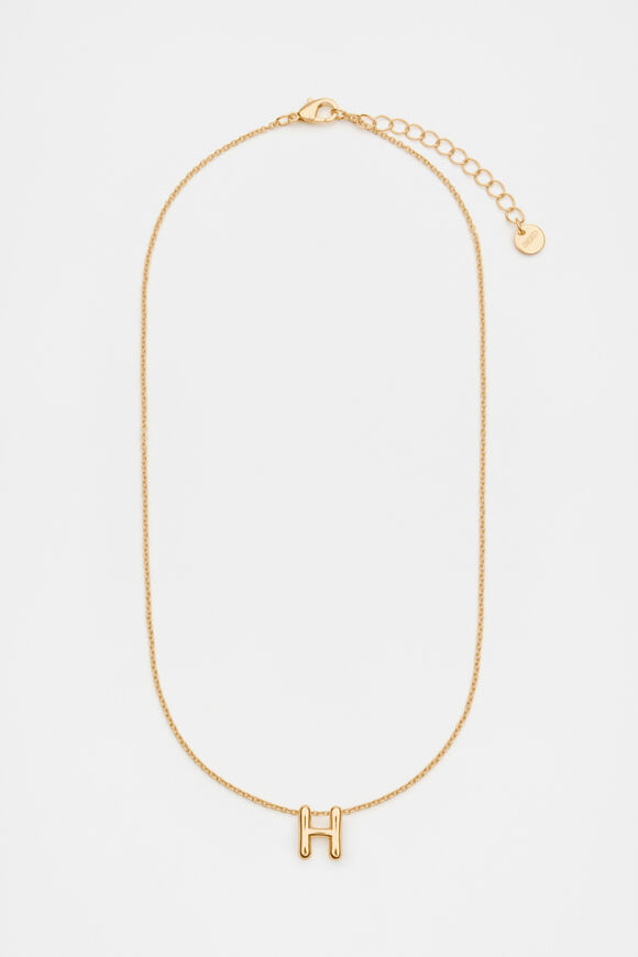 Bubble Letter Necklace  H  hi-res