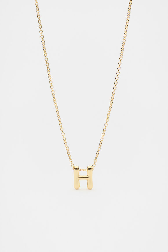 Bubble Letter Necklace  H  hi-res