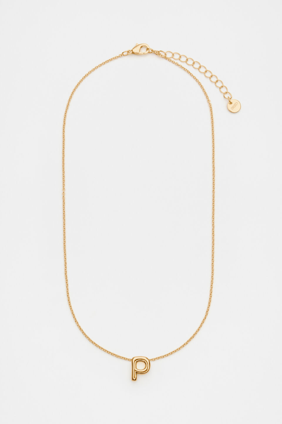 Bubble Letter Necklace  P