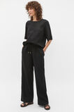 Core Linen Tee  Black  hi-res