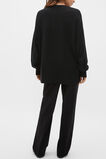 Cotton Oversized Knit  Black  hi-res
