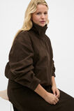 Suede Bomber Jacket  Coffee Bean  hi-res