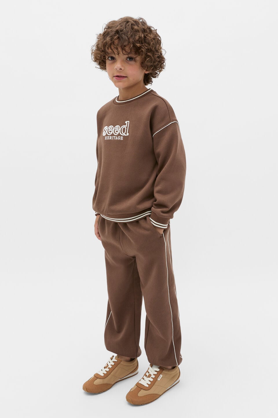 Core Logo Sweat  Cacao