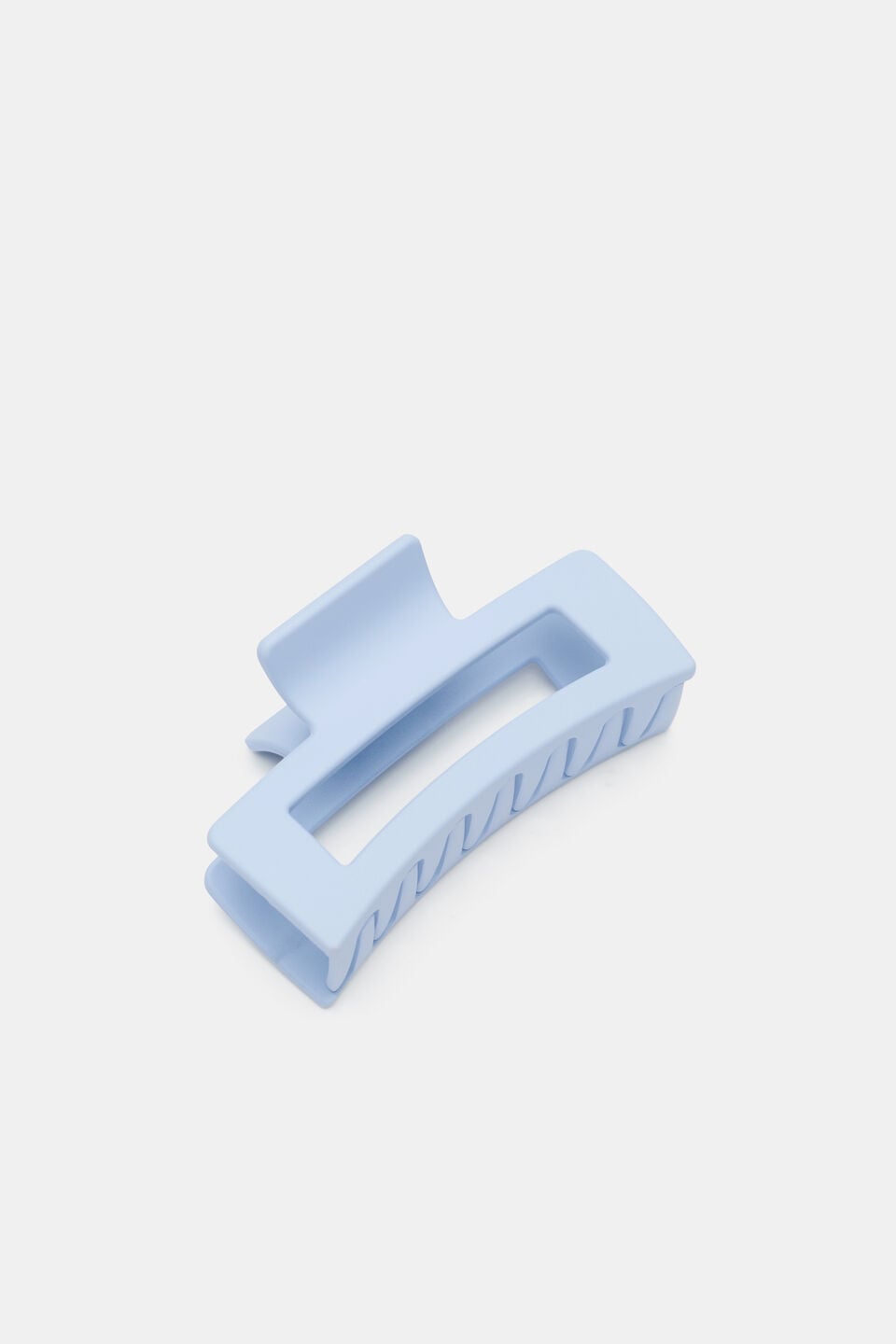 Rectangle Hair Claw  Arctic Blue