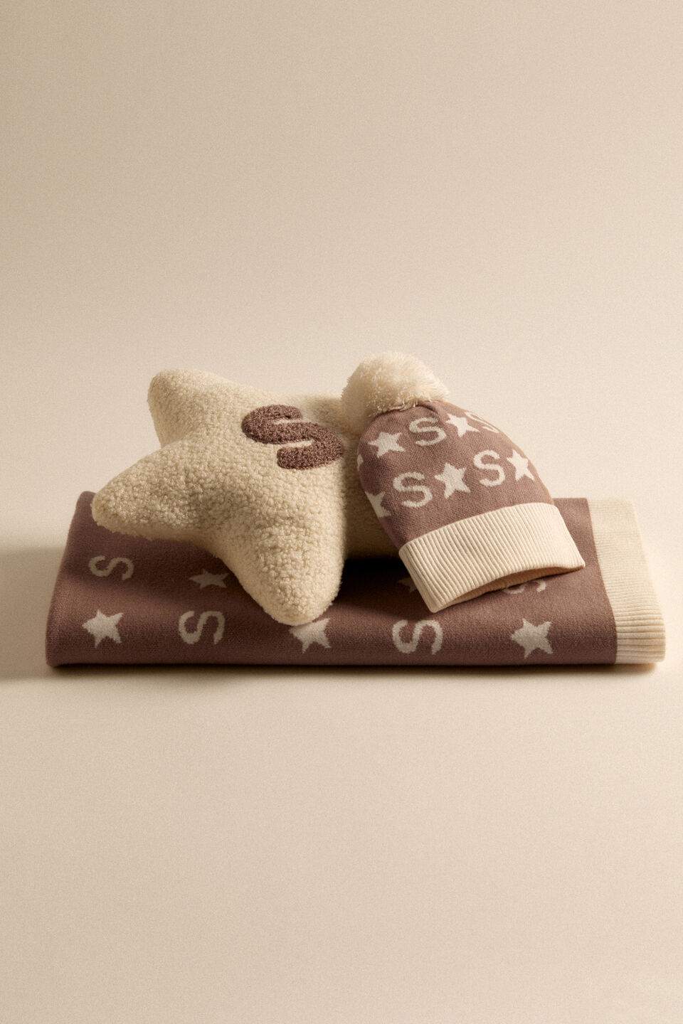 Star Initial Beanie  H