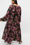 Silk Floral Square Neck Blouse  Floral Multi  hi-res