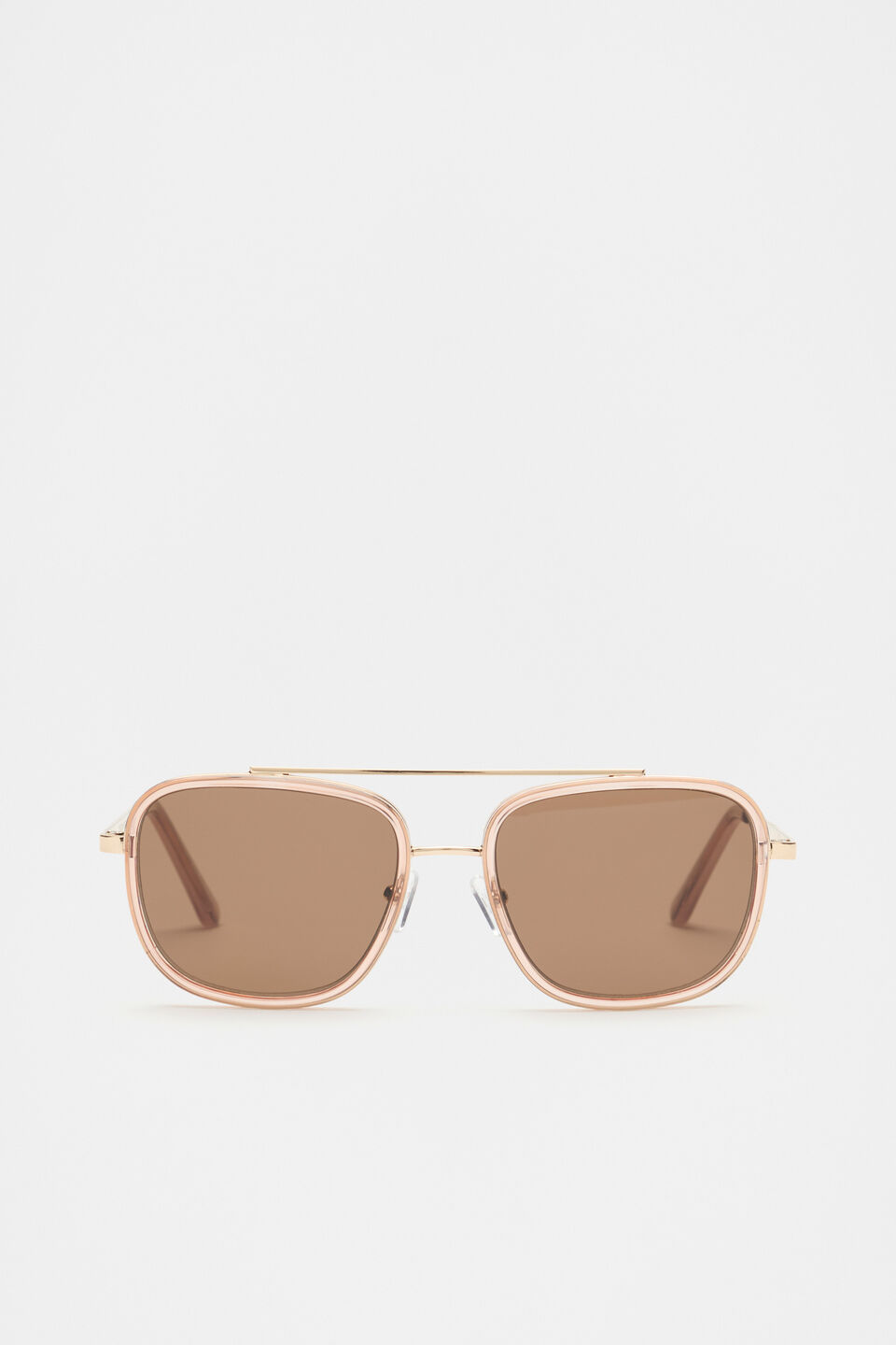 Marcia Aviator Sunglasses  Ecru