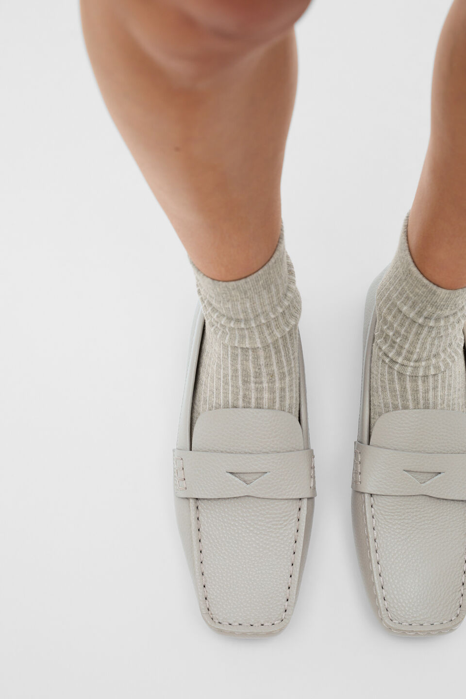 Jade Loafer  Pale Slate