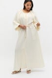 Crushed Gathered Maxi Dress  Buttercream  hi-res