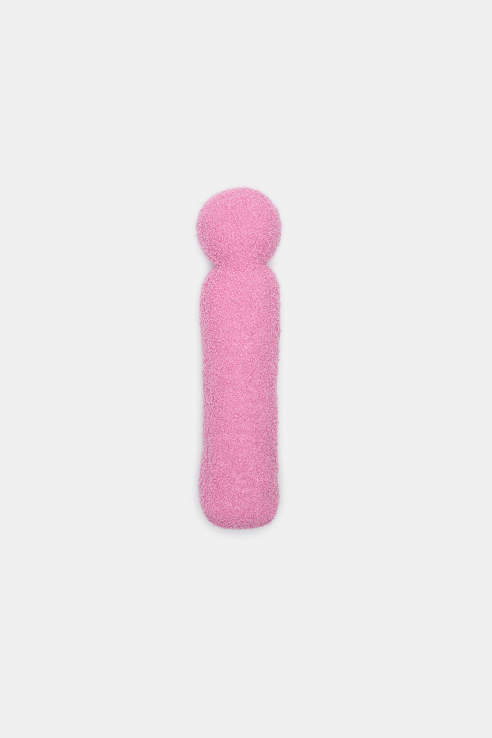 Pink Boucle Initial Cushion  I