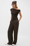 Drape Shoulder Knit  Coffee Bean  hi-res