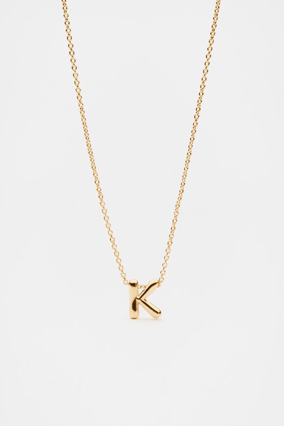 Bubble Letter Necklace  K  hi-res