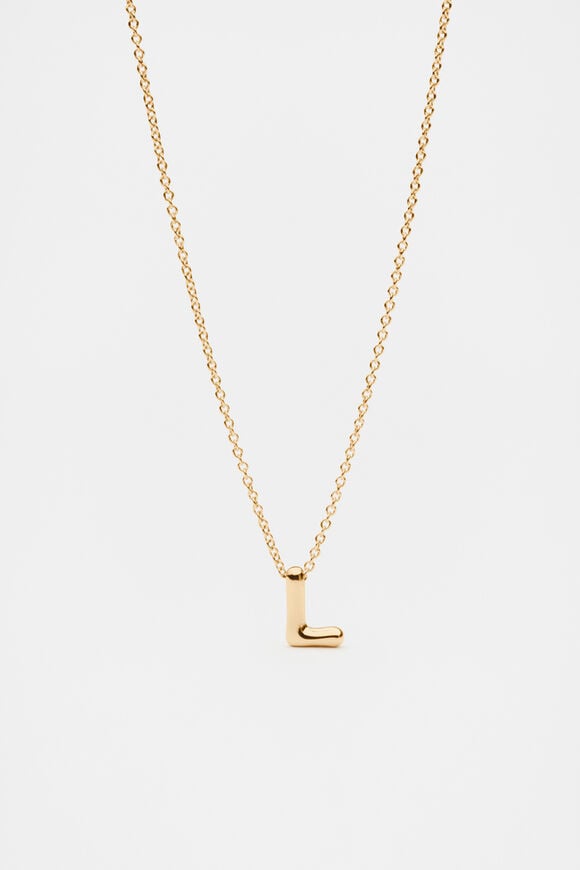 Bubble Letter Necklace  L  hi-res