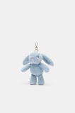Bunny Bag Charm  Grey  hi-res