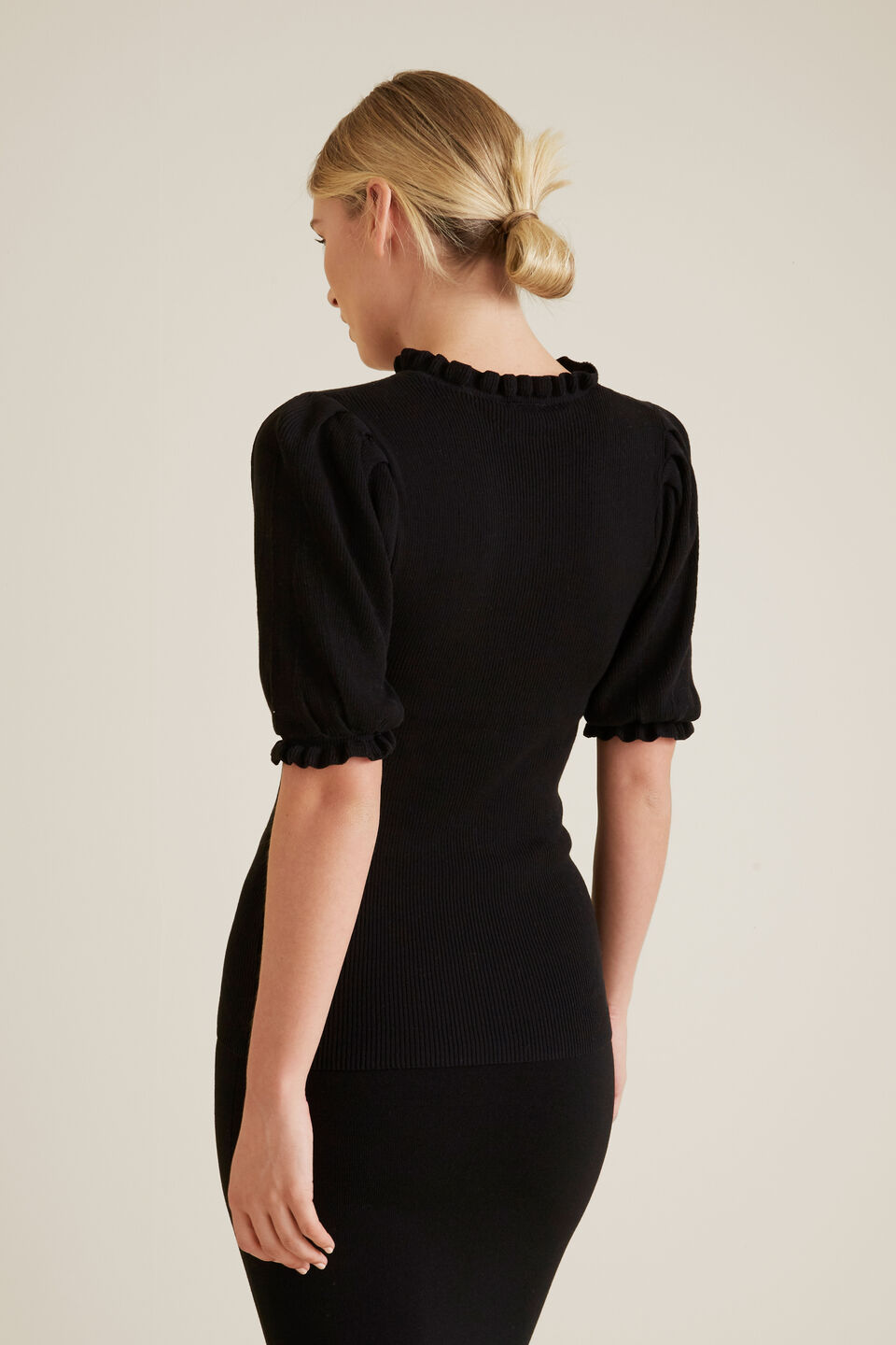 Frill Detail Knit  