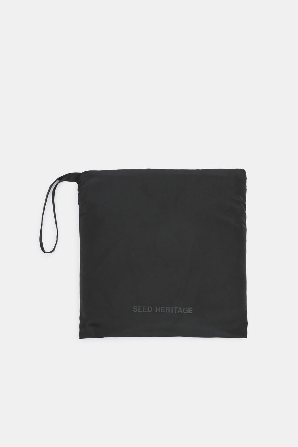 Packable Rain Poncho  Black