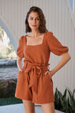 Tie Up Cheesecloth Shorts    hi-res