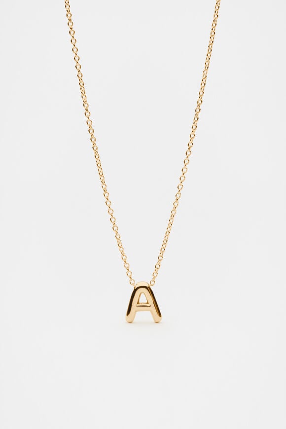 Bubble Letter Necklace  A  hi-res