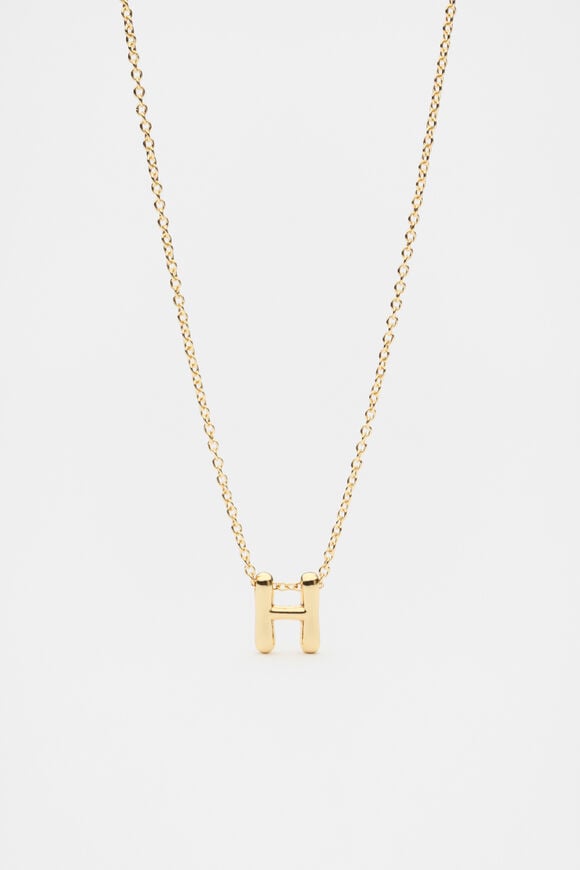 Bubble Letter Necklace  H  hi-res