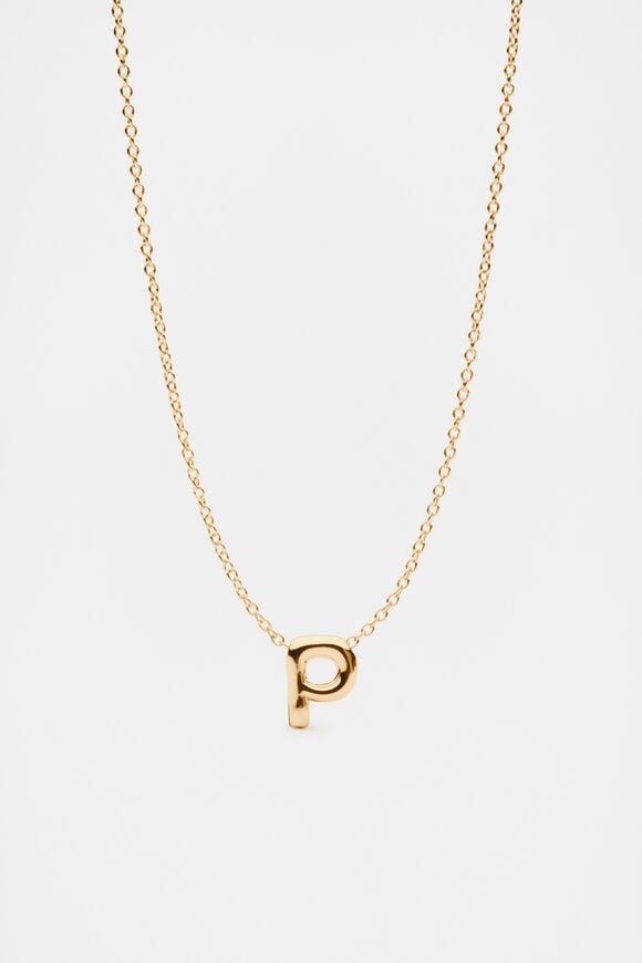 Bubble Letter Necklace  P  hi-res