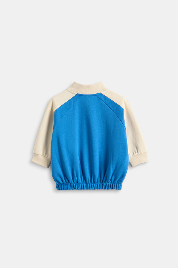 Zip Through Sweat  Captain Blue  hi-res