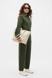 Double Knit Barrel Pant  Deep Forest  hi-res
