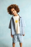 Pull on Denim Short  Light Wash  hi-res